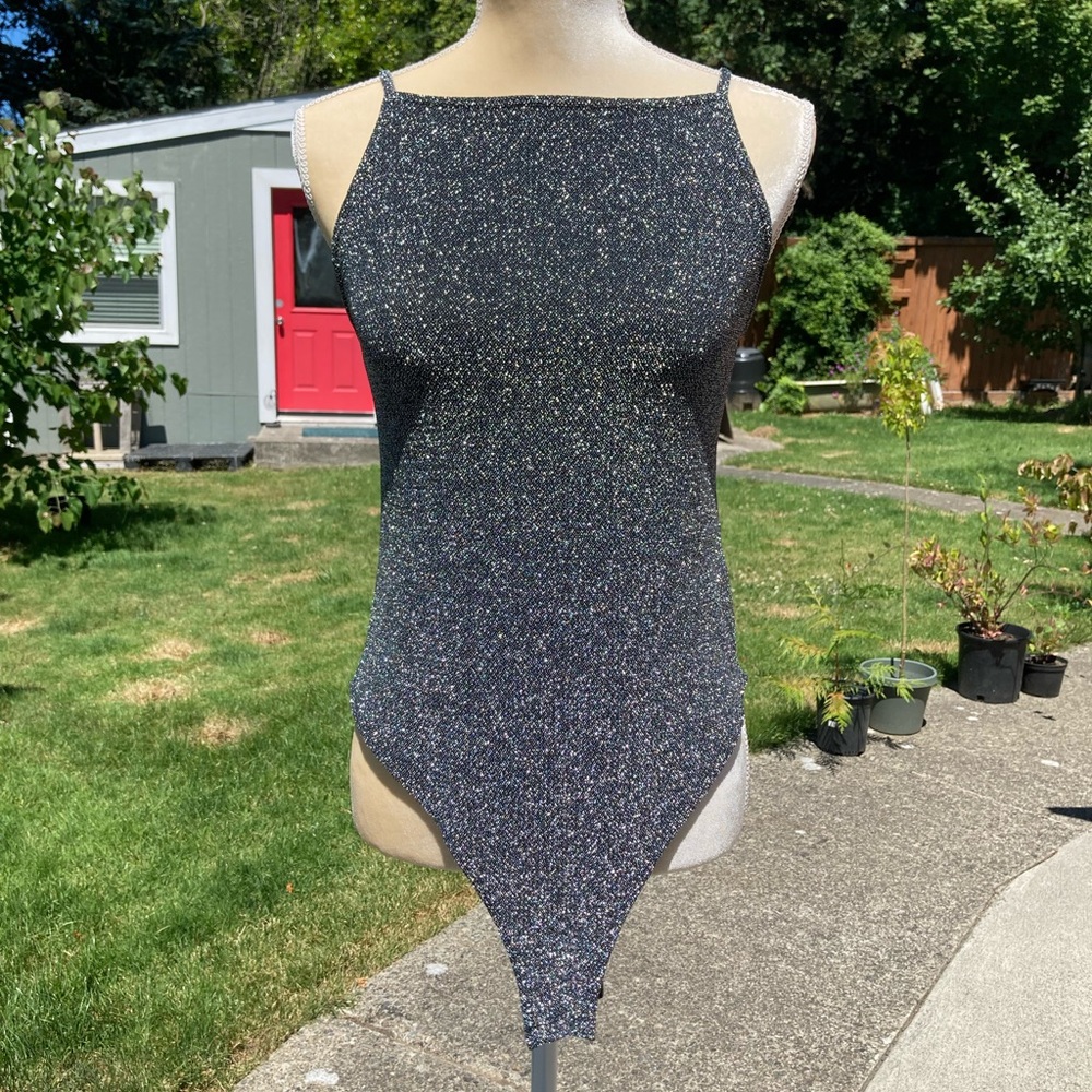 Sparkling shimmering bodysuit